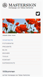 Mobile Screenshot of mastersign.de